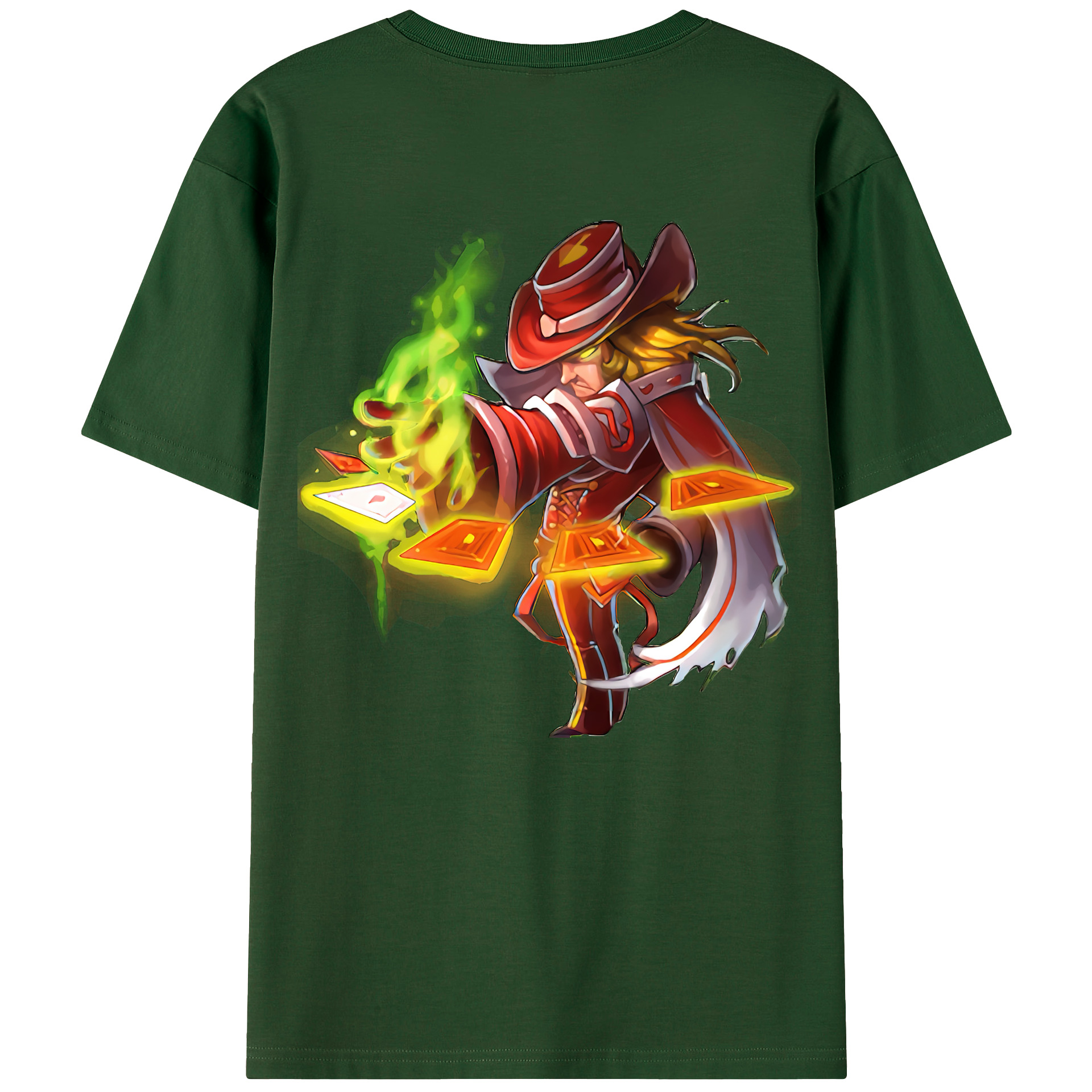 リーグ・オブ・レジェンド League of Legends LOL 綿100％半袖Tシャツ（背面プリント）
